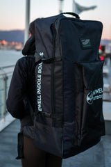 The Calypso paddleboard bag by Newell Outdoors.